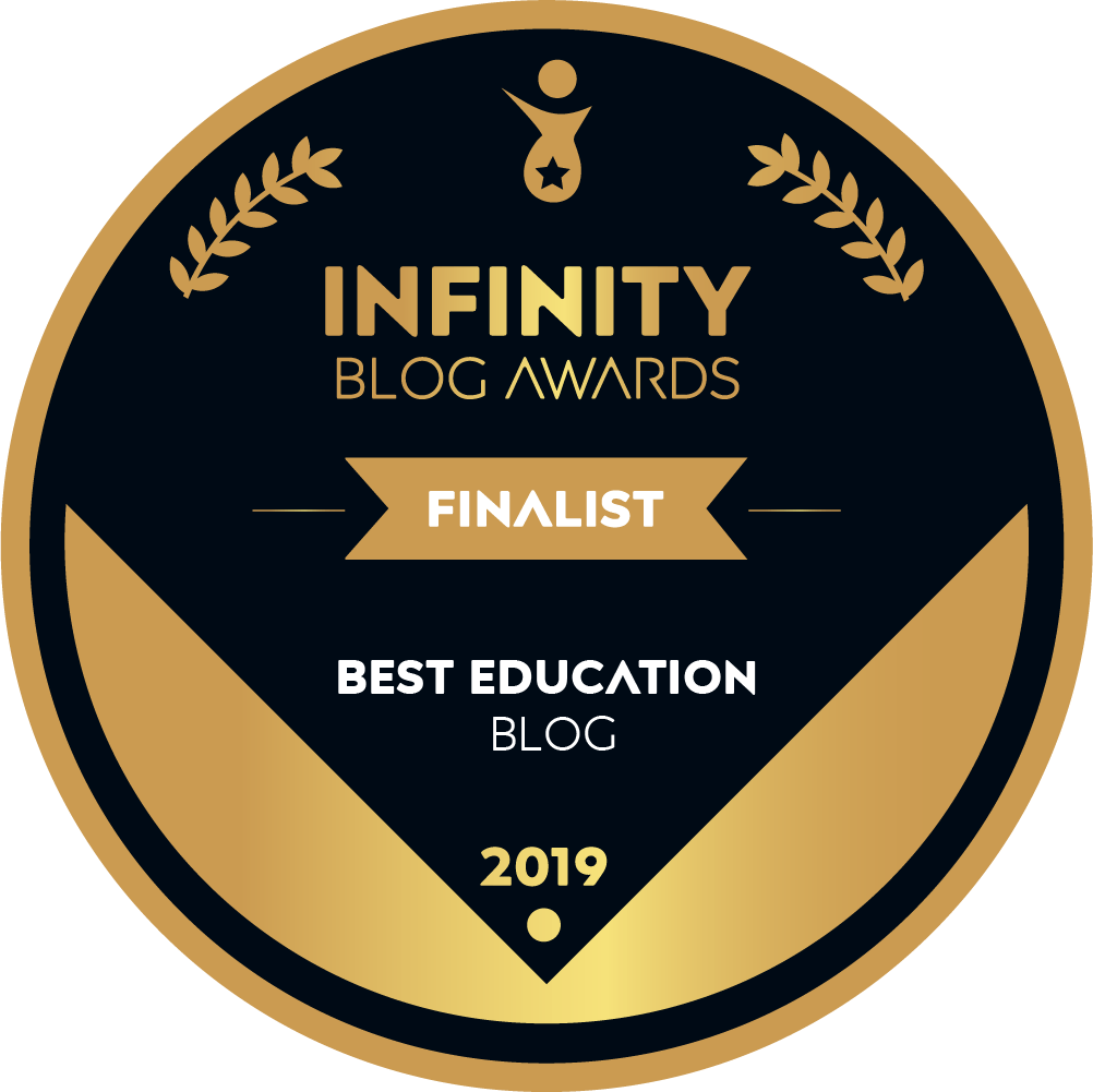 Infinity Blog Awards Finalist badge