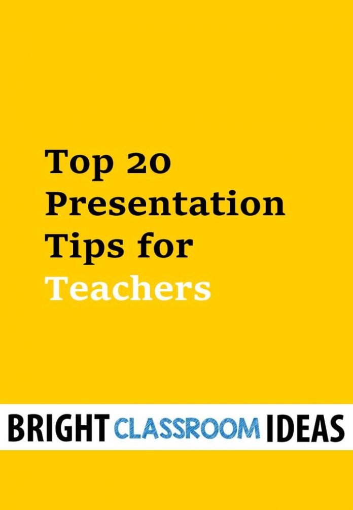 best presentation tips for teachers